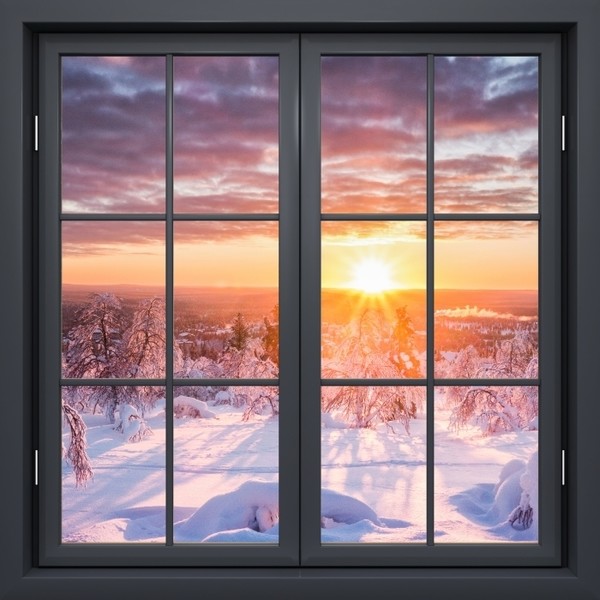 fenêtre hiver