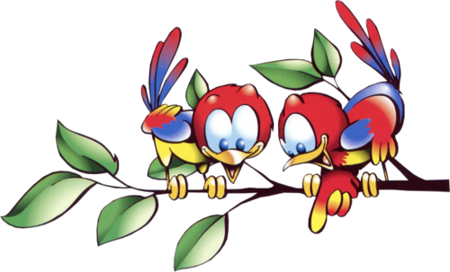 Dessins oiseaux rigolos