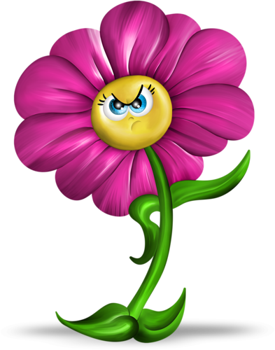 image fleur rigolote