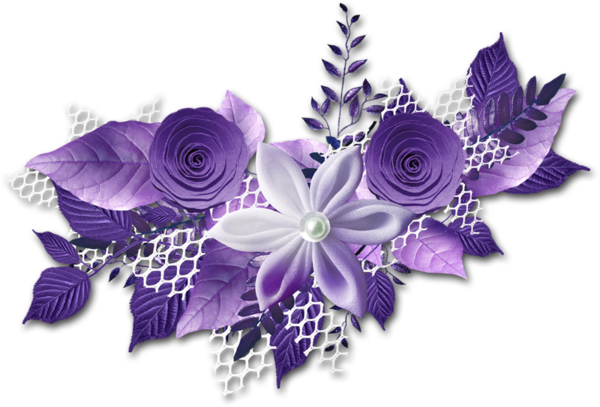 Fleurs Mauves