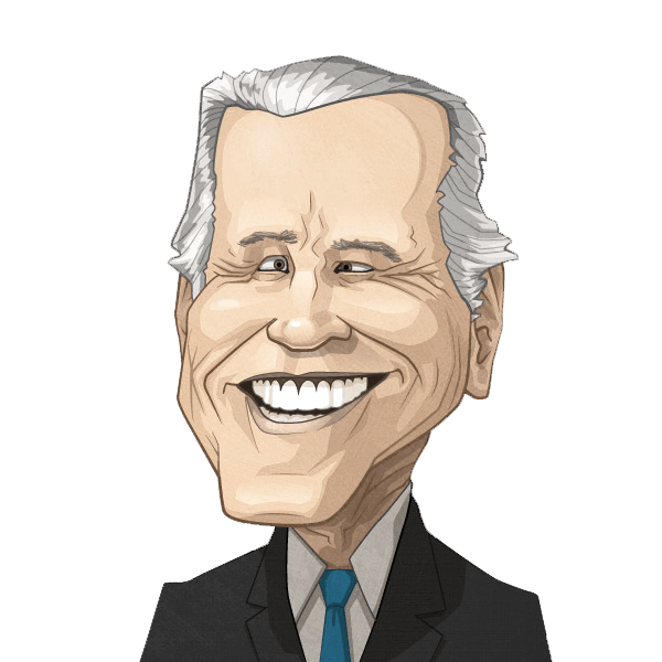 caricature Joe Biden